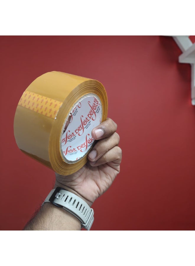 بيرفيكت بيرفكت شريط تغليف بني بعرض 2 إنش × 100 ياردة – قطعة واحدة - Image 4